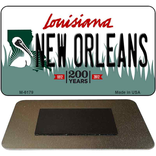 New Orleans Louisiana State License Plate Tag Novelty Magnet M-6179