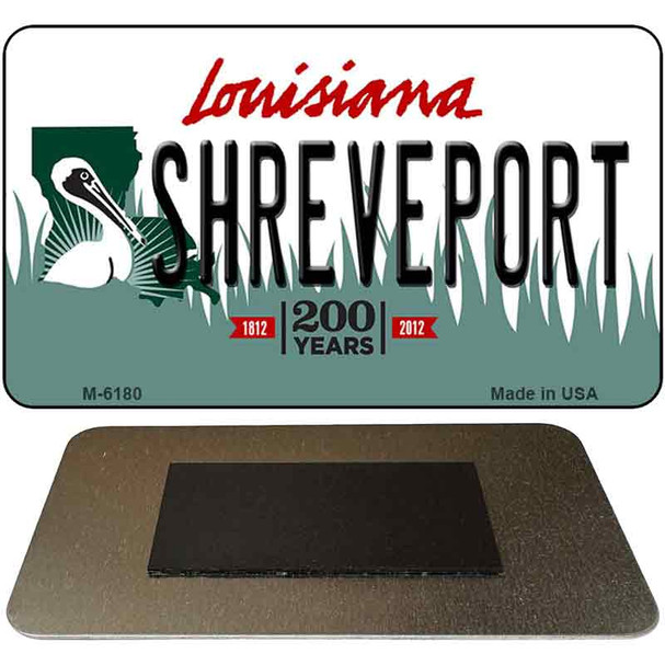 Shreveport Louisiana State License Plate Tag Novelty Magnet M-6180