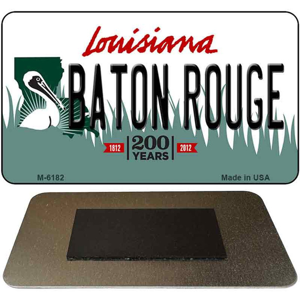 Baton Rouge Louisiana State License Plate Tag Novelty Magnet M-6182