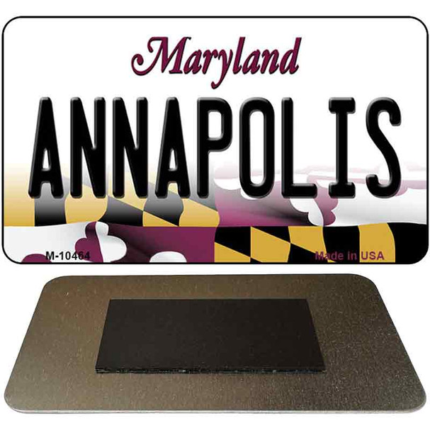 Annapolis Maryland State License Plate Tag Magnet M-10464