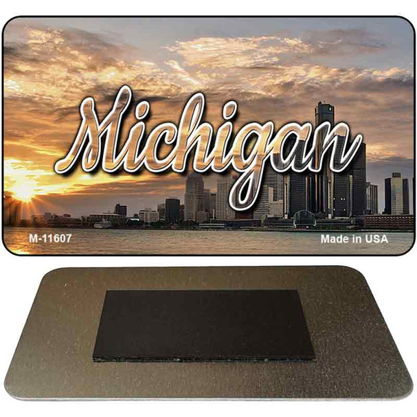 Michigan City Sunset Magnet M-11607