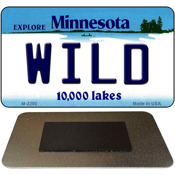 Wild Minnesota State License Plate Tag Magnet M-2290