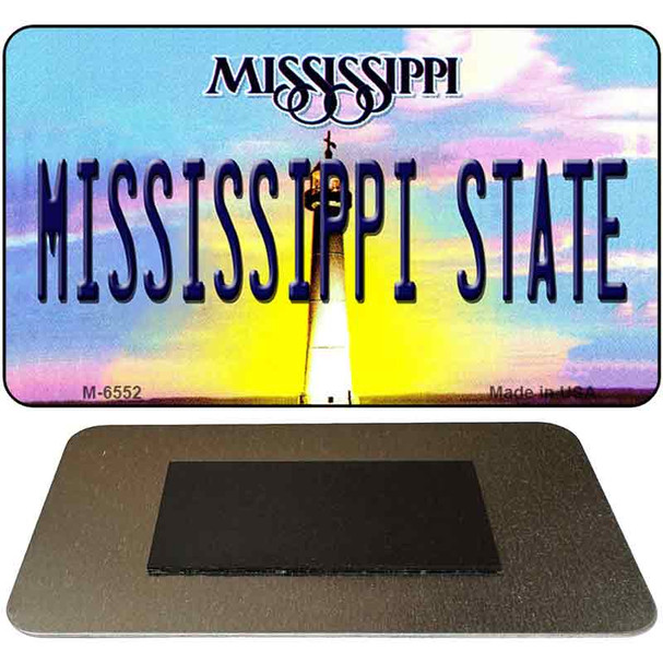 Mississippi State University License Plate Tag Magnet M-6552
