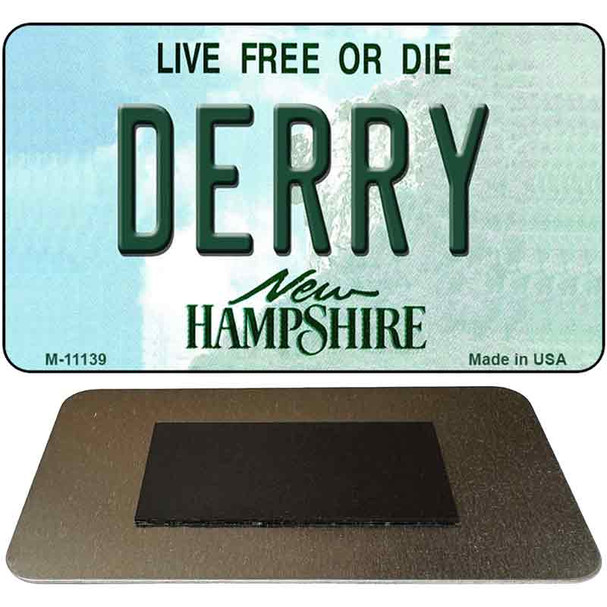 Derry New Hampshire State License Plate Tag Magnet M-11139