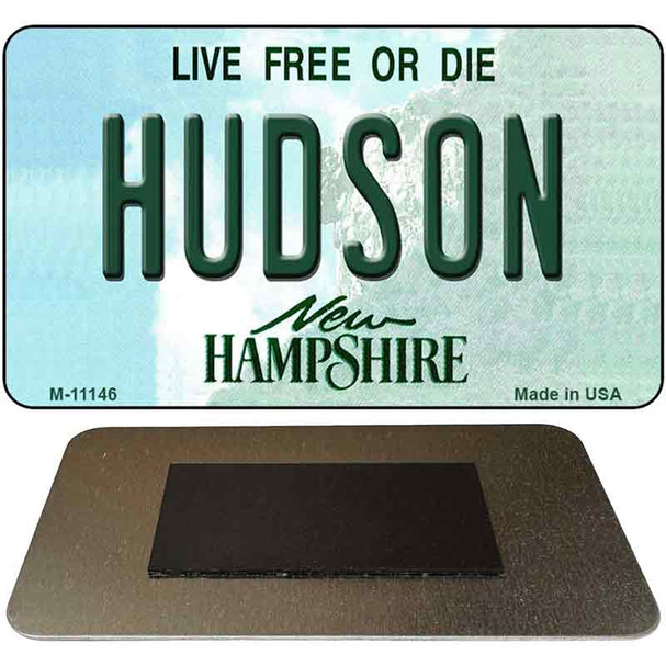 Hudson New Hampshire State License Plate Tag Magnet M-11146