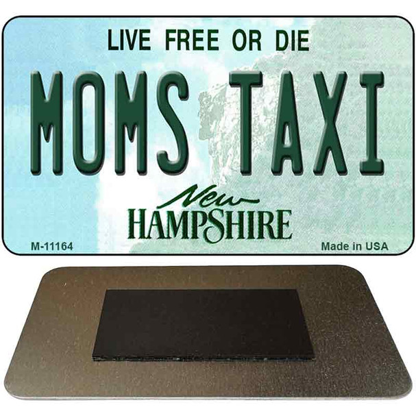 Moms Taxi New Hampshire State License Plate Tag Magnet M-11164