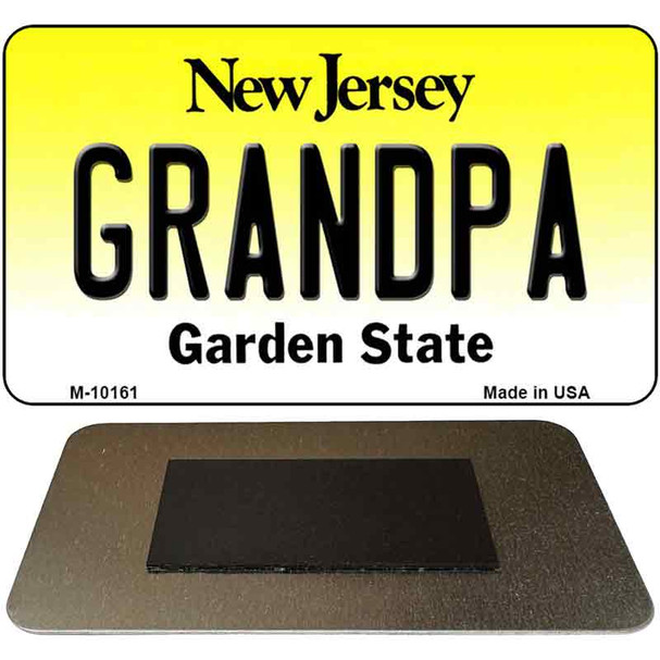 Grandpa New Jersey State License Plate Tag Magnet M-10161