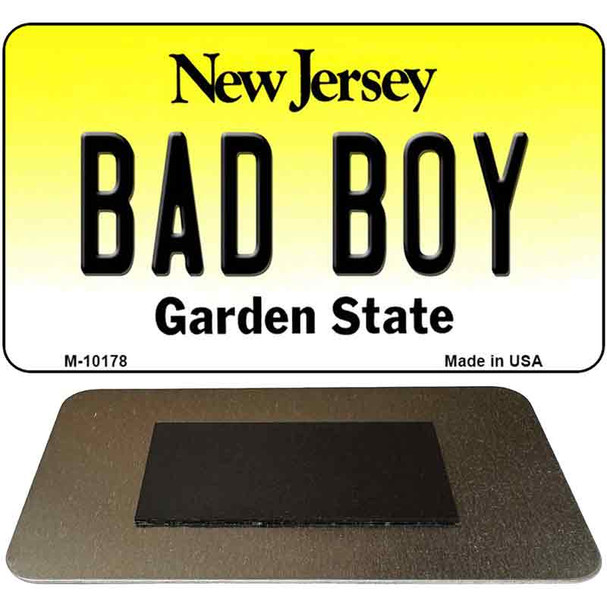 Bad Boy New Jersey State License Plate Tag Magnet M-10178