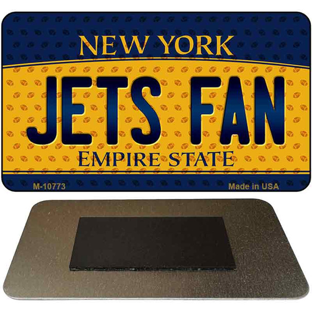 Jets Fan New York State License Plate Tag Magnet M-10773