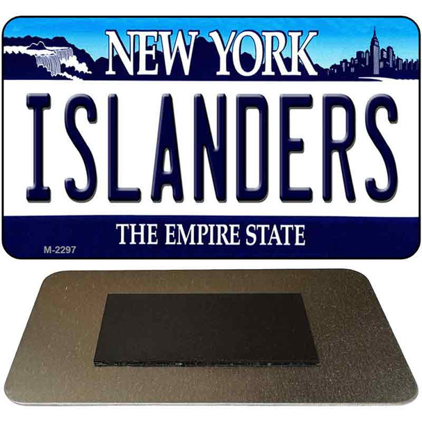 Islanders New York State License Plate Tag Magnet M-2297