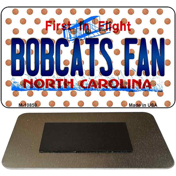 Bobcats Fan North Carolina State License Plate Tag Magnet M-10850