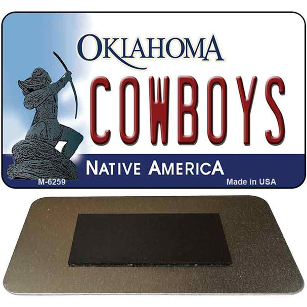 Cowboys Oklahoma State License Plate Tag Novelty Magnet M-6259