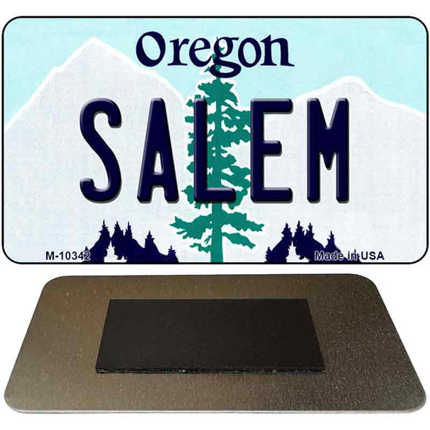 Salem Oregon State License Plate Tag Magnet M-10342