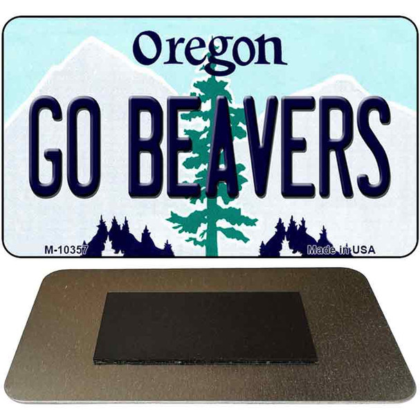 Go Beavers Oregon State License Plate Tag Magnet M-10357