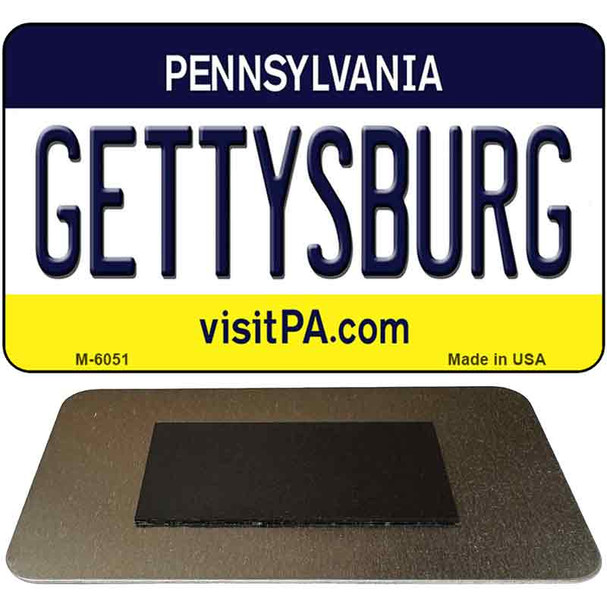 Gettysburg Pennsylvania State License Plate Tag Magnet M-6051