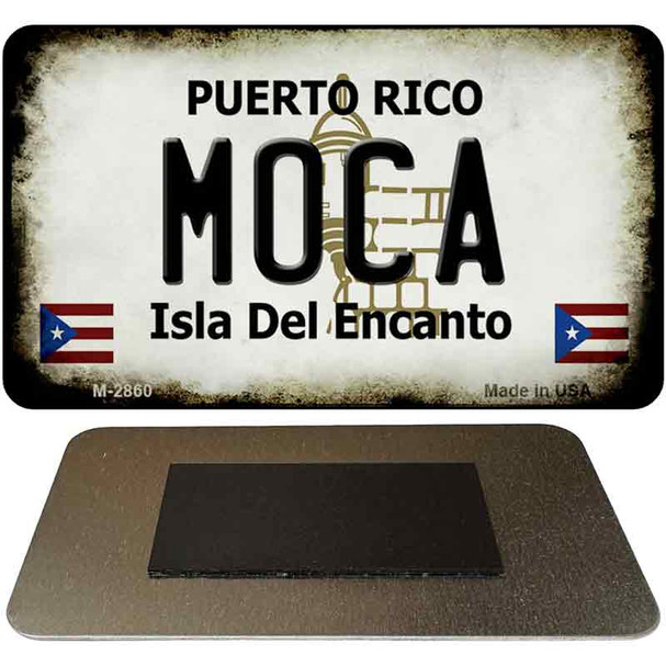 Moca Puerto Rico State License Plate Tag Magnet M-2860