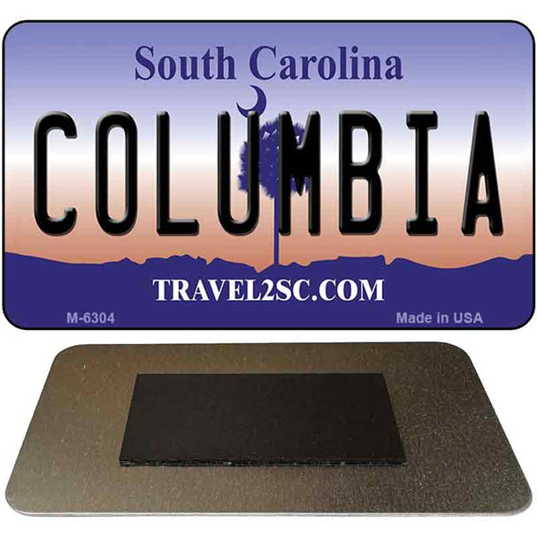 Columbia South Carolina State License Plate Tag Magnet M-6304