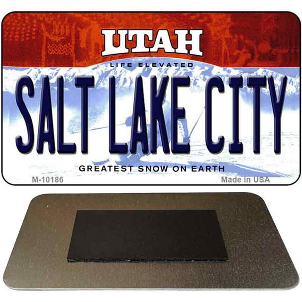 Salt Lake City Utah State License Plate Tag Magnet M-10186