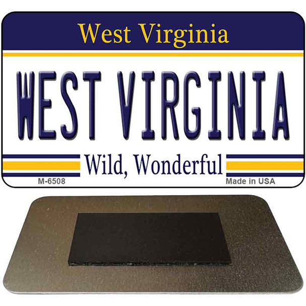 West Virginia State License Plate Tag Magnet M-6508
