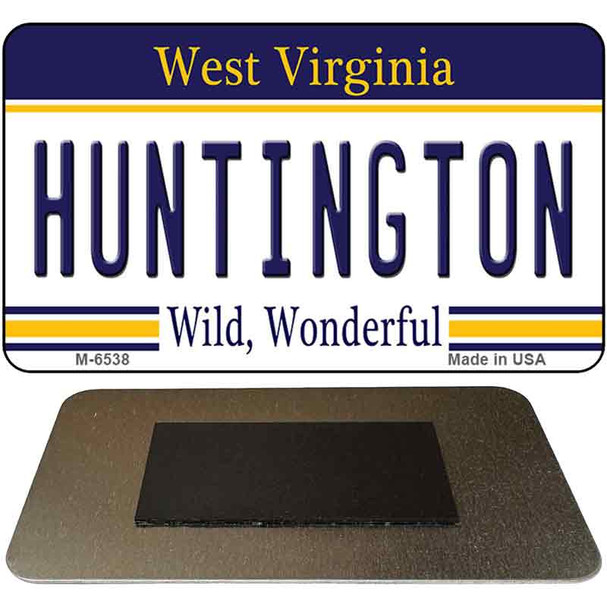 Huntington West Virginia State License Plate Tag Magnet M-6538