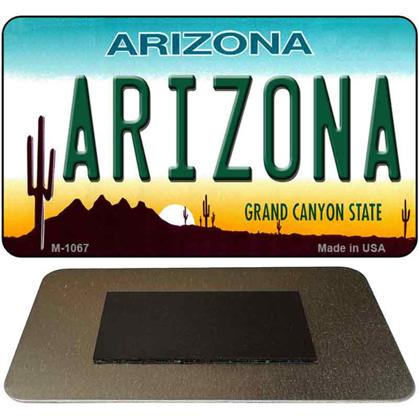 Arizona State License Plate Tag Magnet M-1067