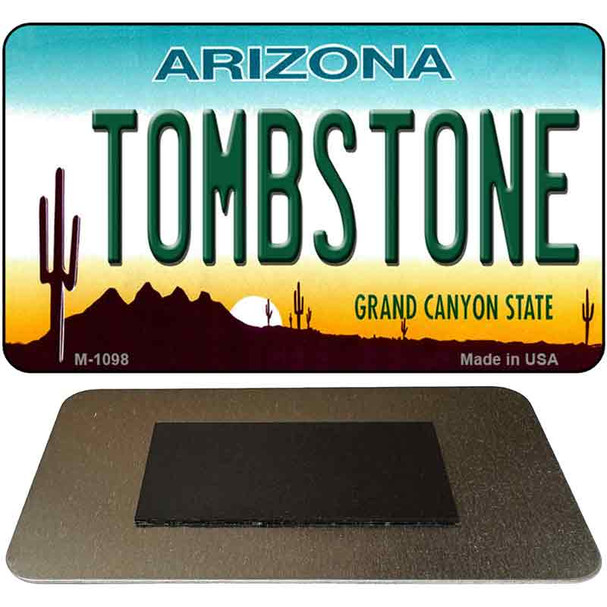 Tombstone Arizona State License Plate Tag Magnet M-1098