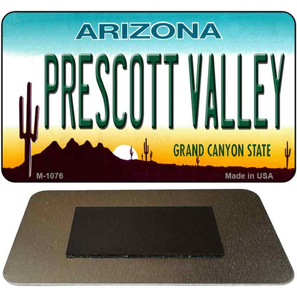 Prescott Valley Arizona State License Plate Tag Magnet M-1076