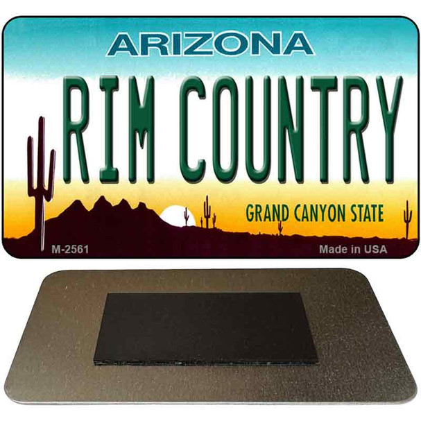 Rim  Arizona State License Plate Tag Magnet M-2561
