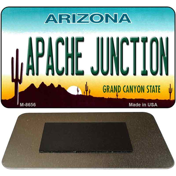 Apache Junction Arizona State License Plate Tag Magnet M-8656