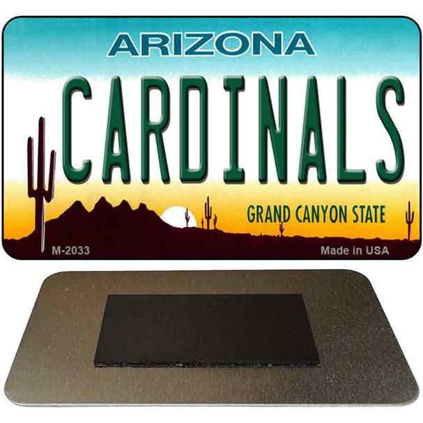 Cardinals Arizona State License Plate Tag Magnet M-2033