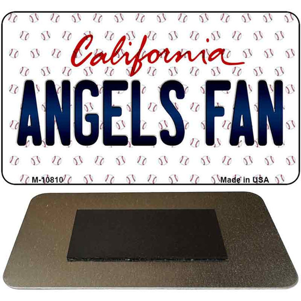 Angels Fan California State License Plate Tag Magnet M-10810