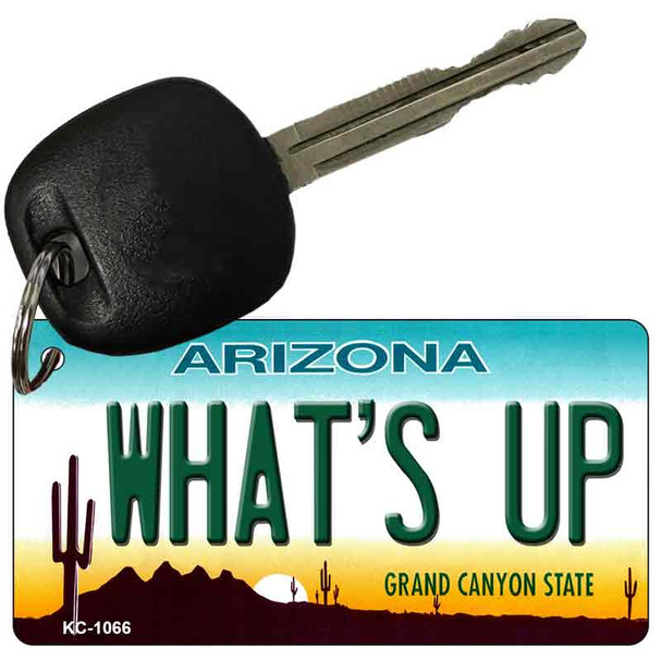 What's Up Arizona State License Plate Tag Key Chain KC-1066