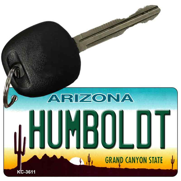 Humboldt Arizona State License Plate Tag Key Chain KC-3611