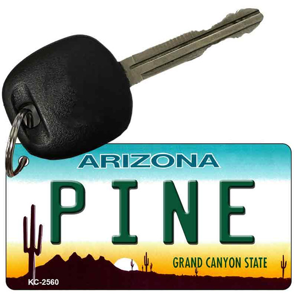 Pine Arizona State License Plate Tag Key Chain KC-2560