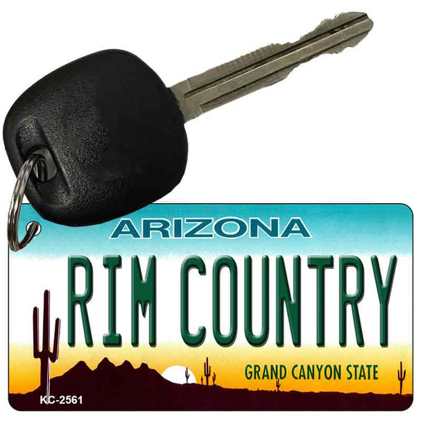 Rim  Arizona State License Plate Tag Key Chain KC-2561