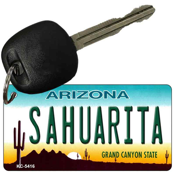 Sahuarita Arizona State License Plate Tag Key Chain KC-5416