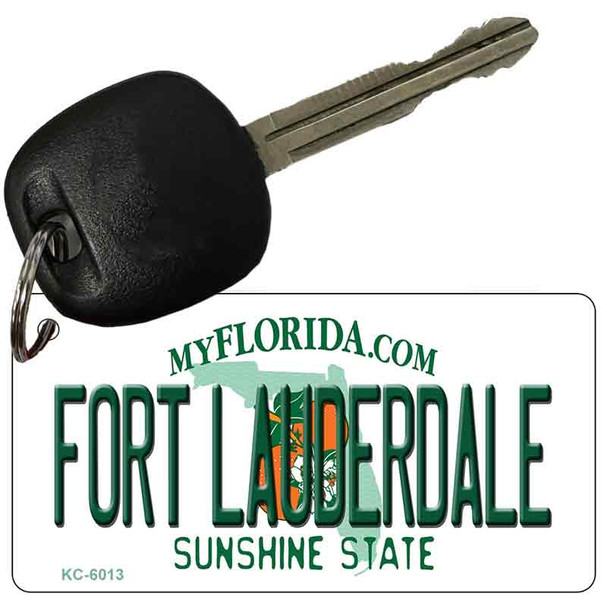 Fort Lauderdale Florida State License Plate Tag Key Chain KC-6013