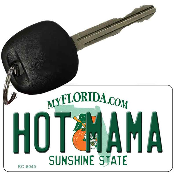 Hot Mama Florida State License Plate Tag Key Chain KC-6045