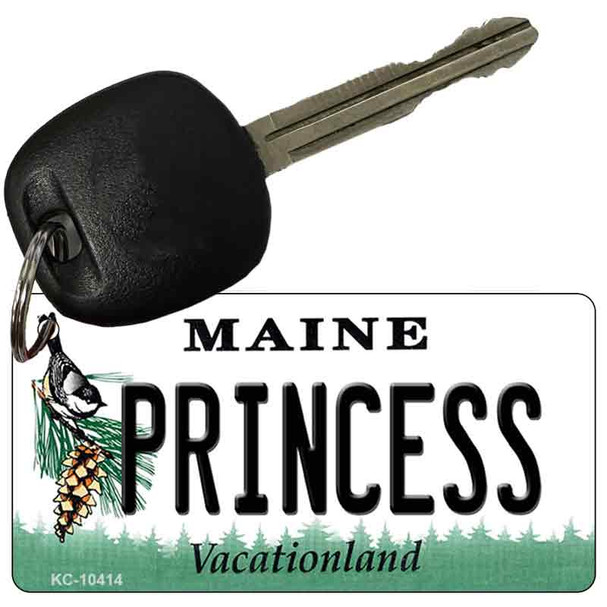 Princess Maine State License Plate Tag Key Chain KC-10414