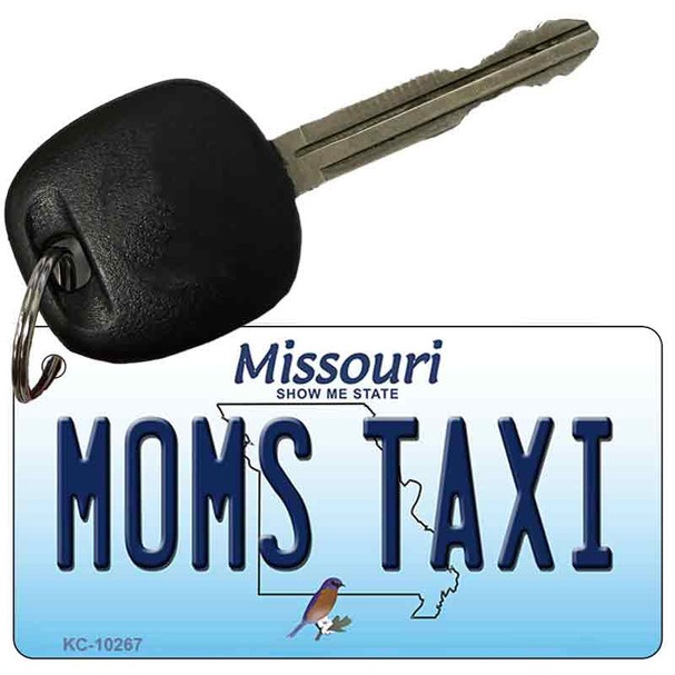 Moms Taxi Missouri State License Plate Tag Key Chain KC-10267