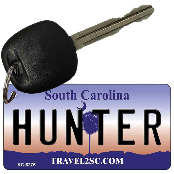 Hunter South Carolina License Plate Tag Key Chain KC-6276