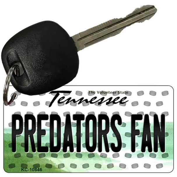 Predators Fan Tennessee State License Plate Tag Key Chain KC-10846