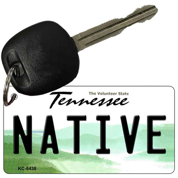 Native Tennessee License Plate Tag Key Chain KC-6438