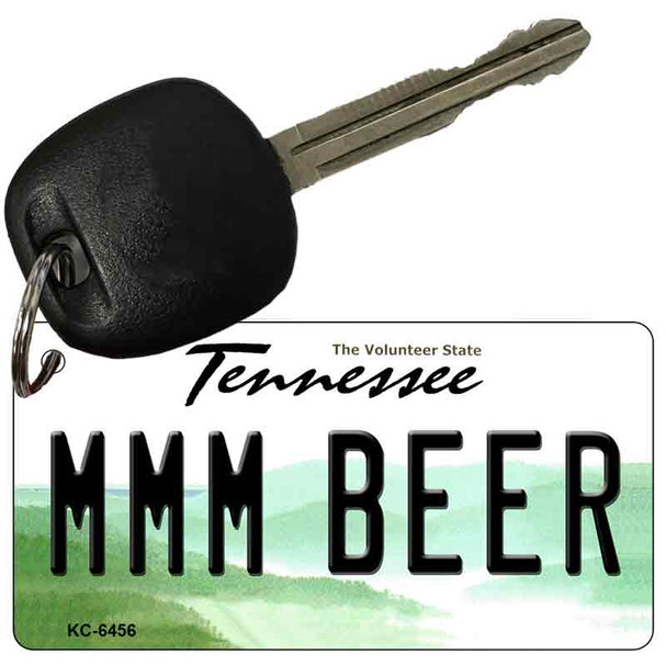 MMM Beer Tennessee License Plate Tag Key Chain KC-6456
