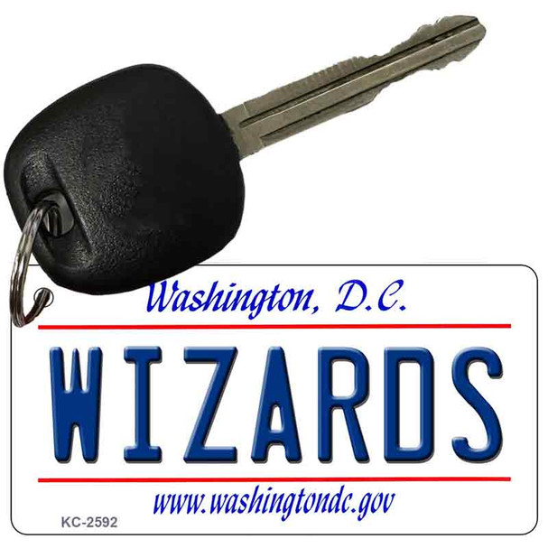Wizards Washington DC State License Plate Tag Key Chain KC-2592