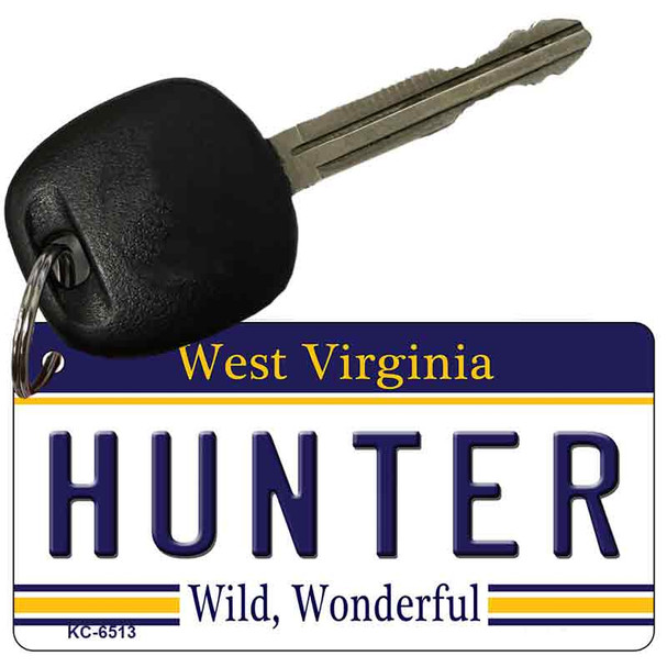 Hunter West Virginia License Plate Tag Key Chain KC-6513