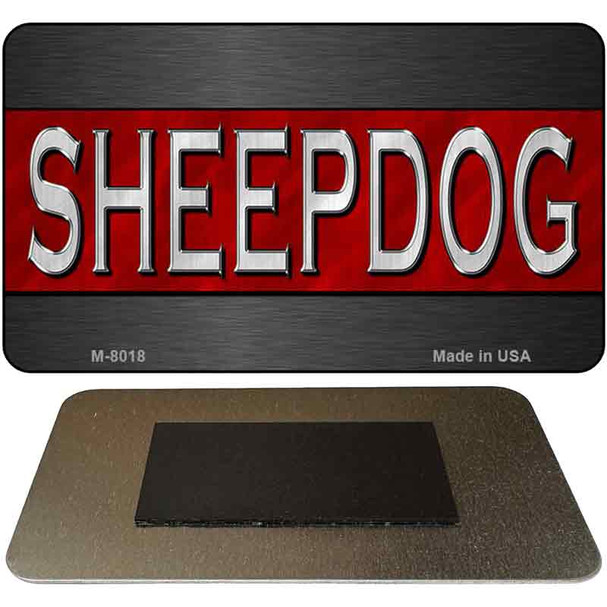 Sheepdog Fire Novelty Magnet M-8018