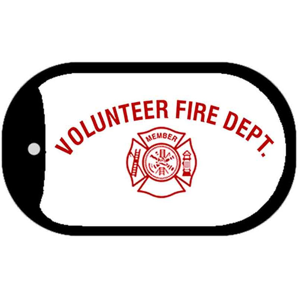 Volunteer Fire Dept Novelty Dog Tag Necklace DT-338