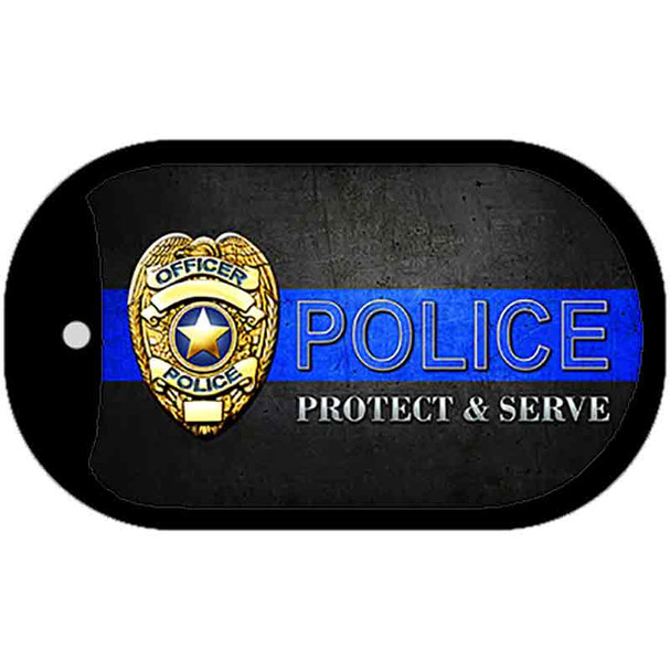 Protect and Serve Novelty Dog Tag Necklace DT-8538