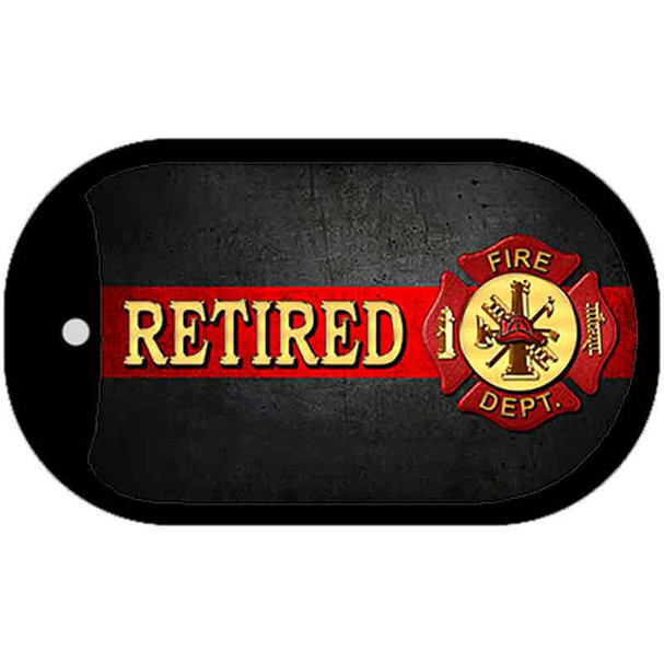 Retired Fire Novelty Dog Tag Necklace DT-8539